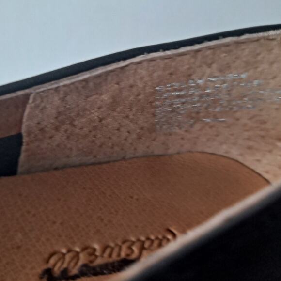 NWOB Madewell Greta Leather Mary Jane Ballet Flat Shoes Black Women's Size 8.5M - Picture 12 of 15